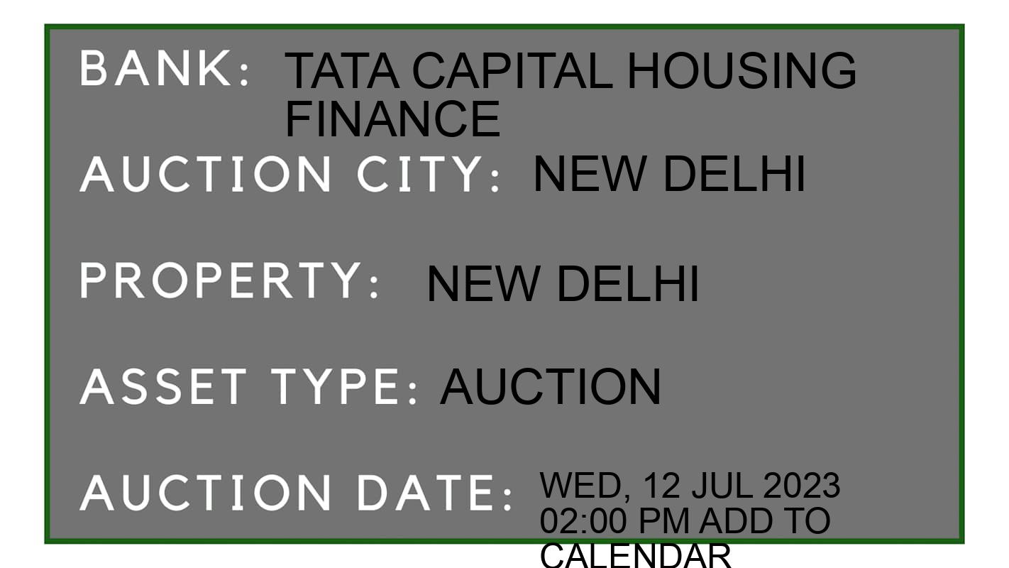 Auction Bank India - ID No: 151557 - Tata Capital Housing Finance Auction of Tata Capital Housing Finance