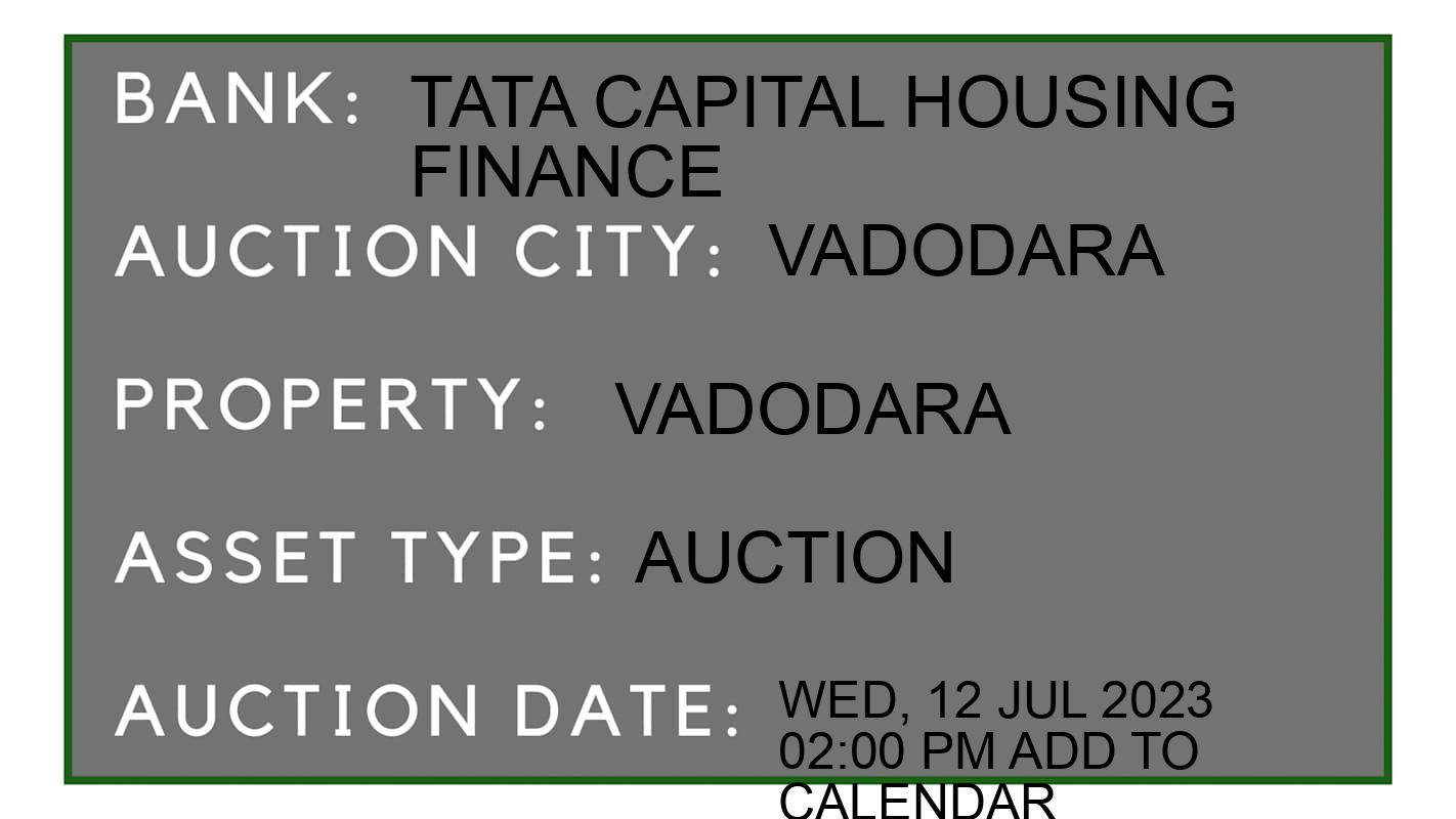 Auction Bank India - ID No: 151562 - Tata Capital Housing Finance Auction of Tata Capital Housing Finance