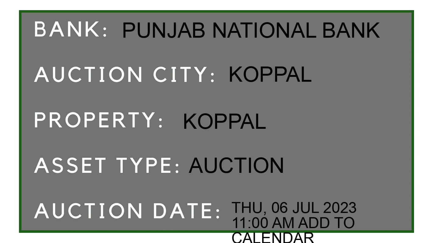 Auction Bank India - ID No: 151610 - Punjab National Bank Auction of Punjab National Bank