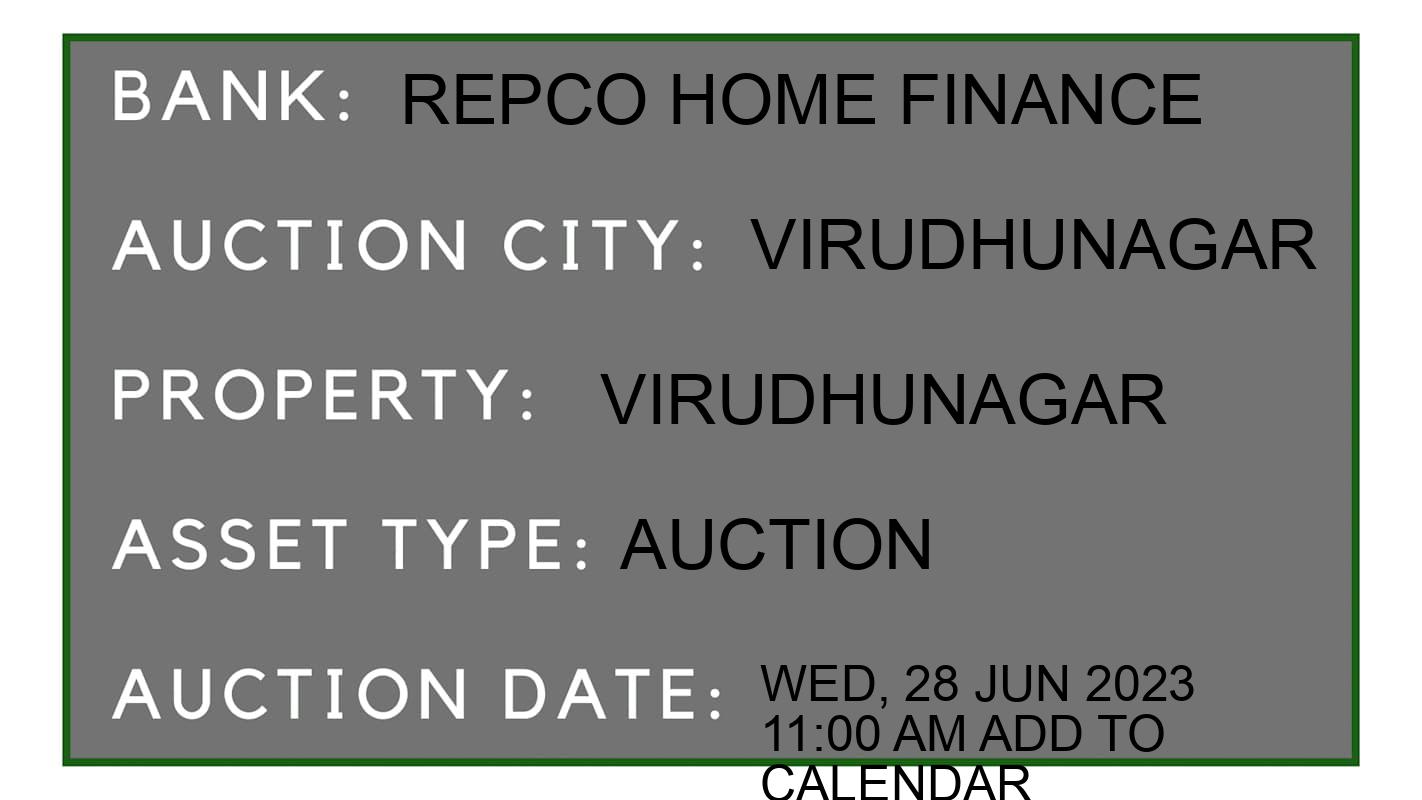 Auction Bank India - ID No: 151699 - Repco Home Finance Auction of Repco Home Finance