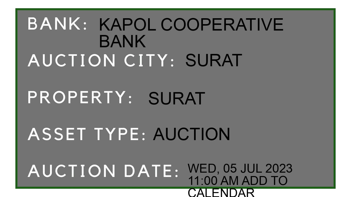 Auction Bank India - ID No: 151716 - kapol cooperative bank Auction of kapol cooperative bank