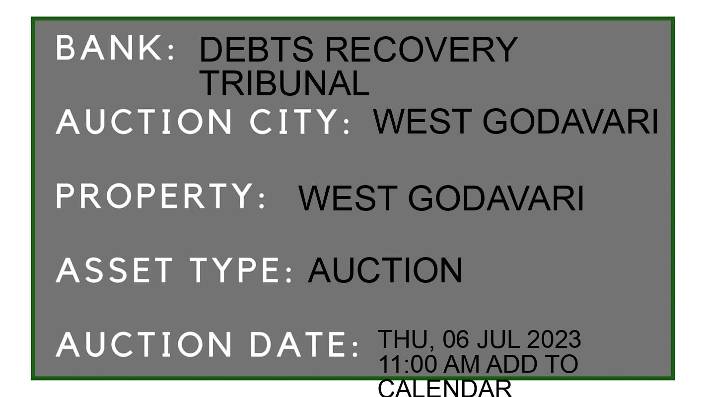 Auction Bank India - ID No: 151722 - Debts Recovery Tribunal Auction of Debts Recovery Tribunal