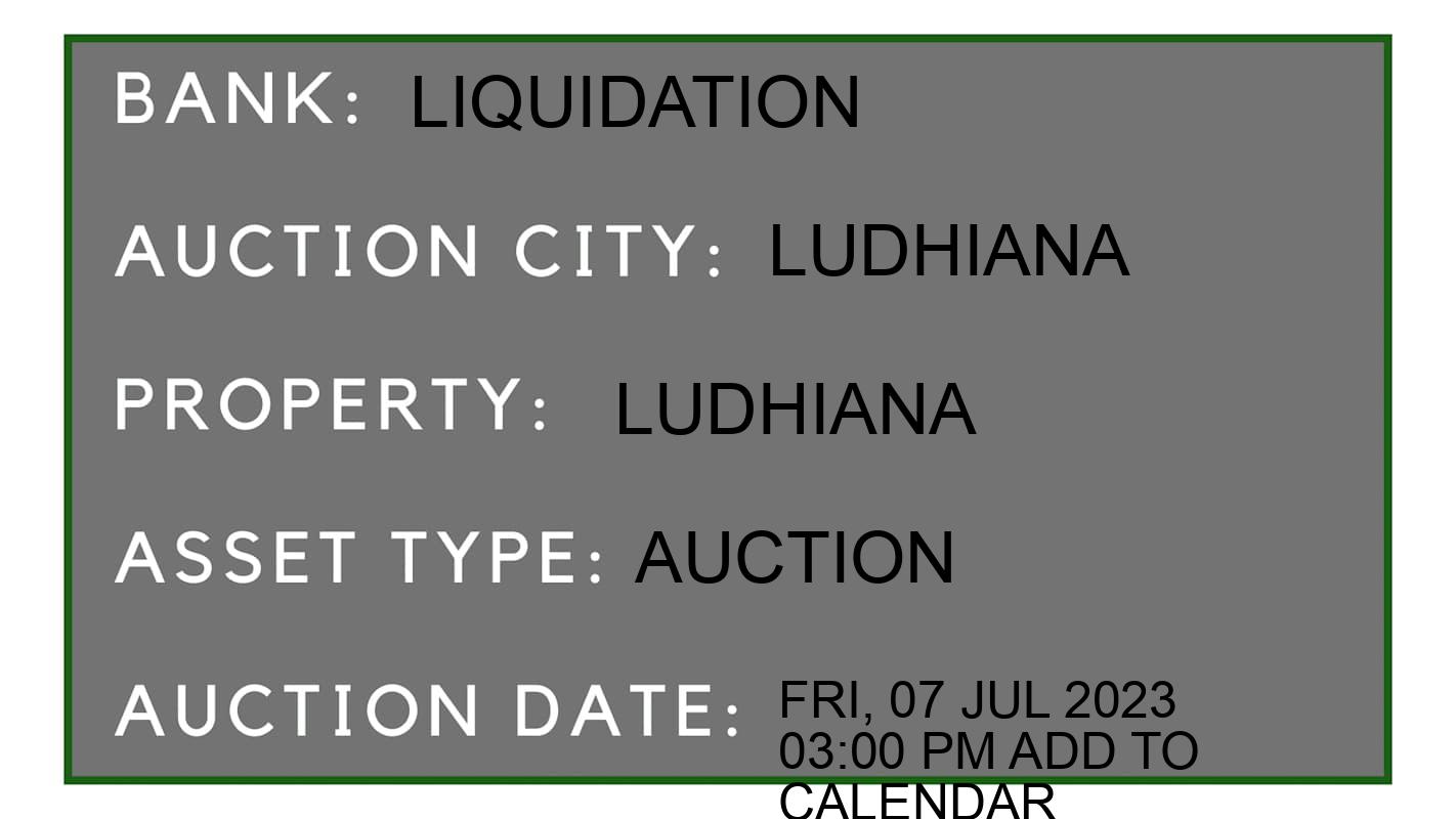 Auction Bank India - ID No: 151742 - liquidation Auction of liquidation