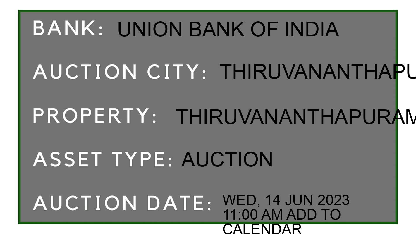 Auction Bank India - ID No: 151839 - Union Bank of India Auction of Union Bank of India
