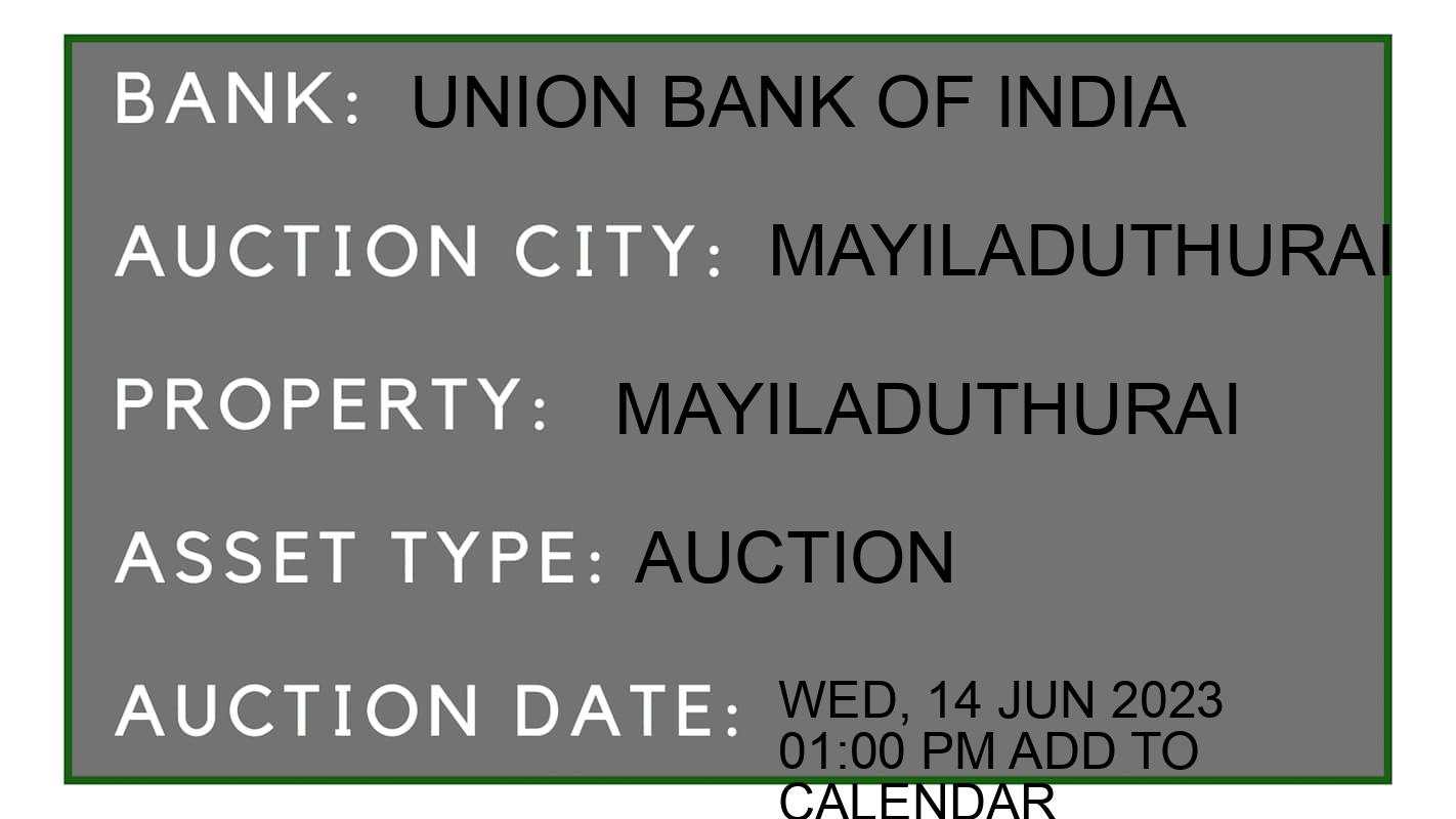 Auction Bank India - ID No: 151842 - Union Bank of India Auction of Union Bank of India