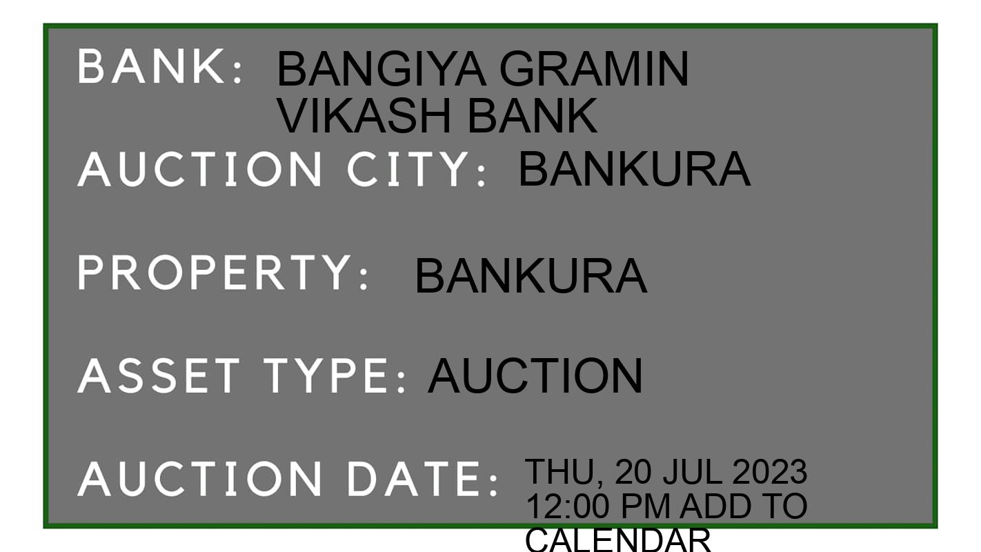 Auction Bank India - ID No: 151909 - bangiya gramin vikash bank Auction of bangiya gramin vikash bank
