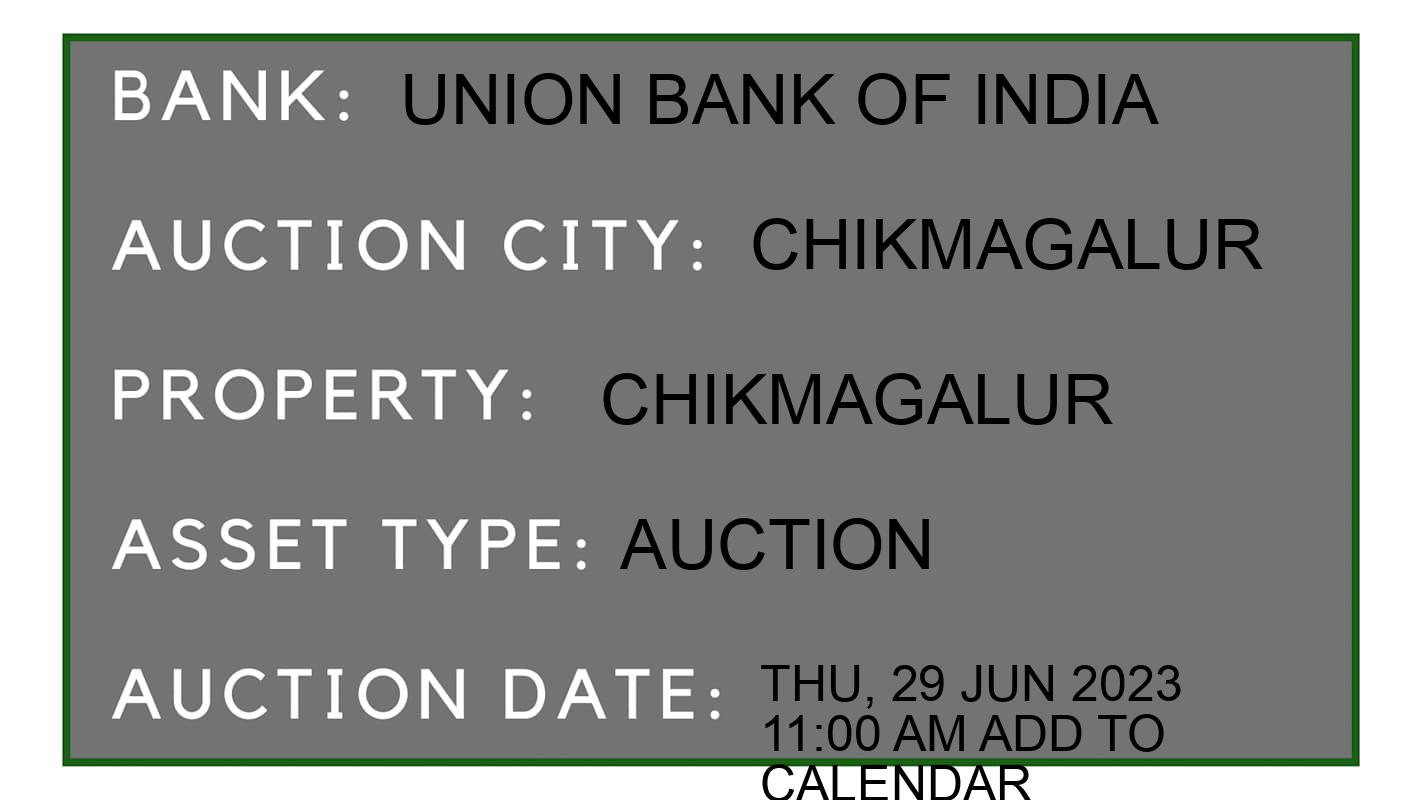 Auction Bank India - ID No: 151940 - Union Bank of India Auction of Union Bank of India