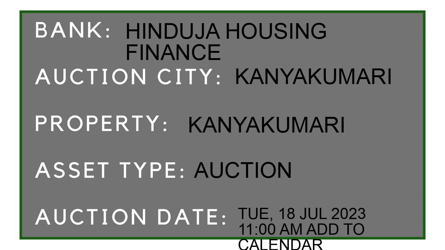 Auction Bank India - ID No: 151982 - Hinduja Housing Finance Auction of Hinduja Housing Finance