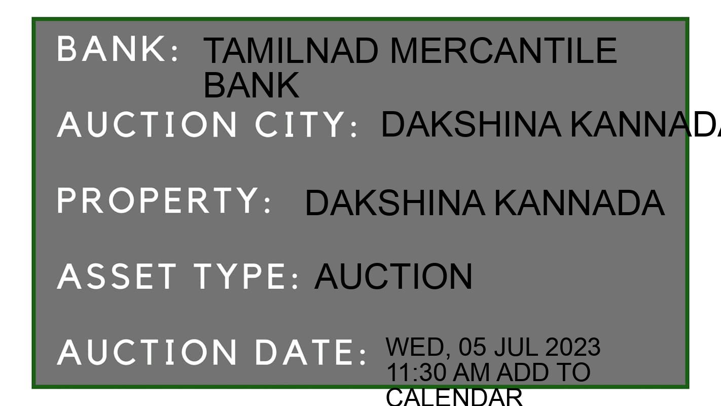 Auction Bank India - ID No: 151989 - Tamilnad Mercantile Bank Auction of Tamilnad Mercantile Bank
