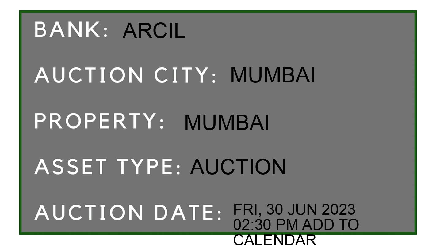 Auction Bank India - ID No: 152081 - arcil Auction of arcil