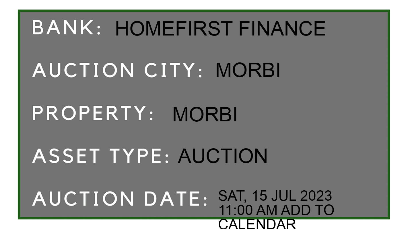 Auction Bank India - ID No: 152148 - HomeFirst Finance Auction of HomeFirst Finance