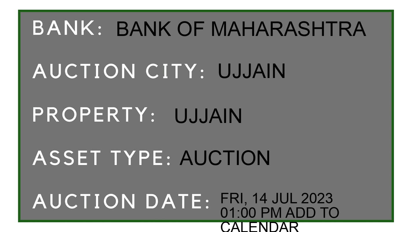 Auction Bank India - ID No: 152236 - Bank of Maharashtra Auction of Bank of Maharashtra