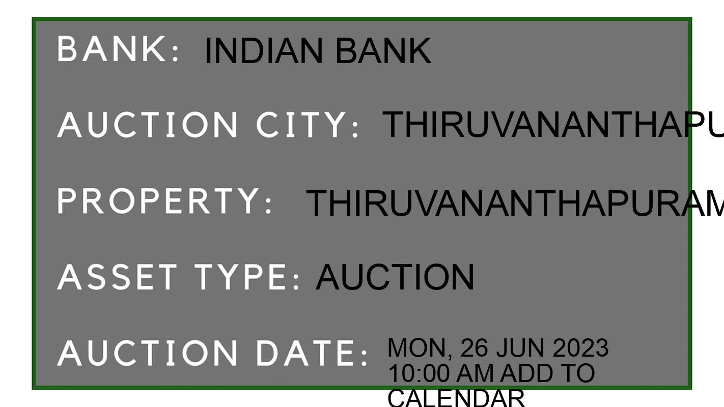 Auction Bank India - ID No: 152251 - Indian Bank Auction of Indian Bank