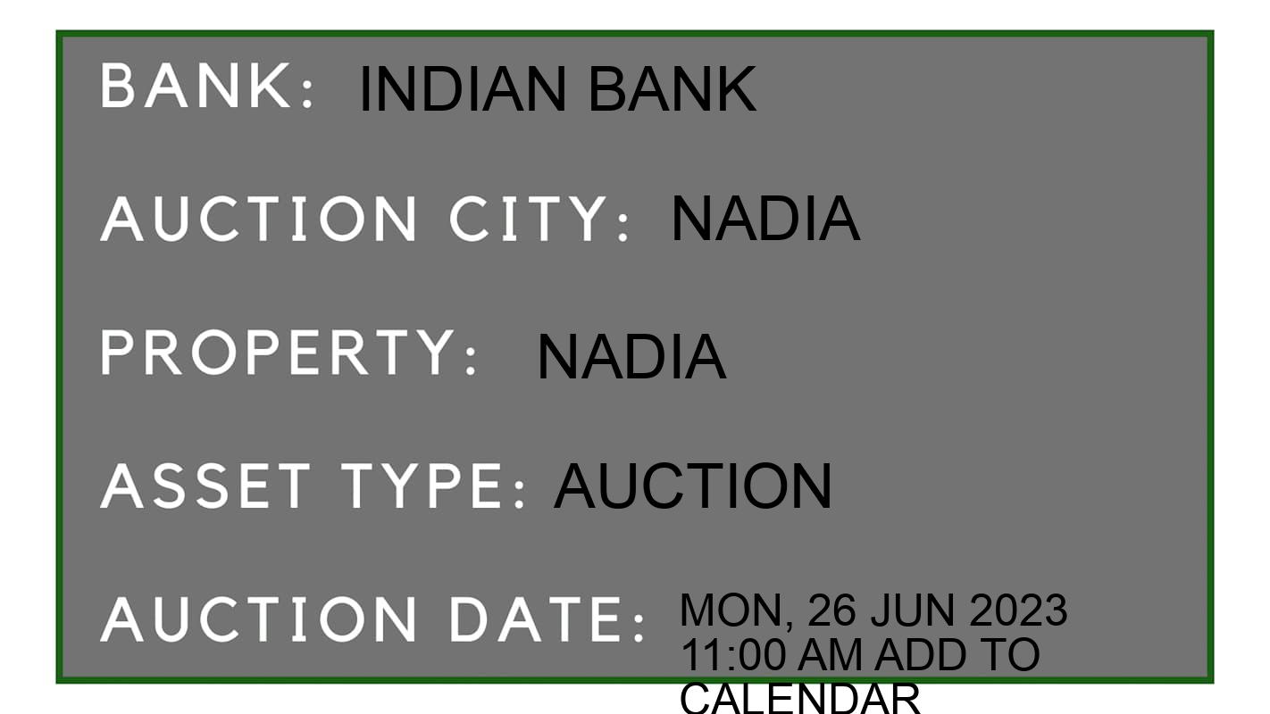Auction Bank India - ID No: 152265 - Indian Bank Auction of Indian Bank