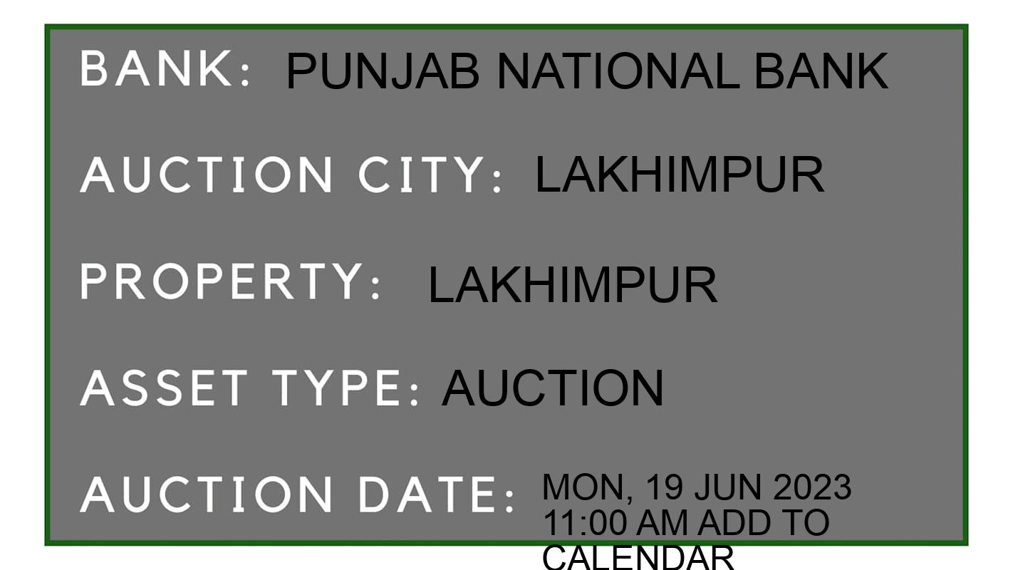 Auction Bank India - ID No: 152272 - Punjab National Bank Auction of Punjab National Bank