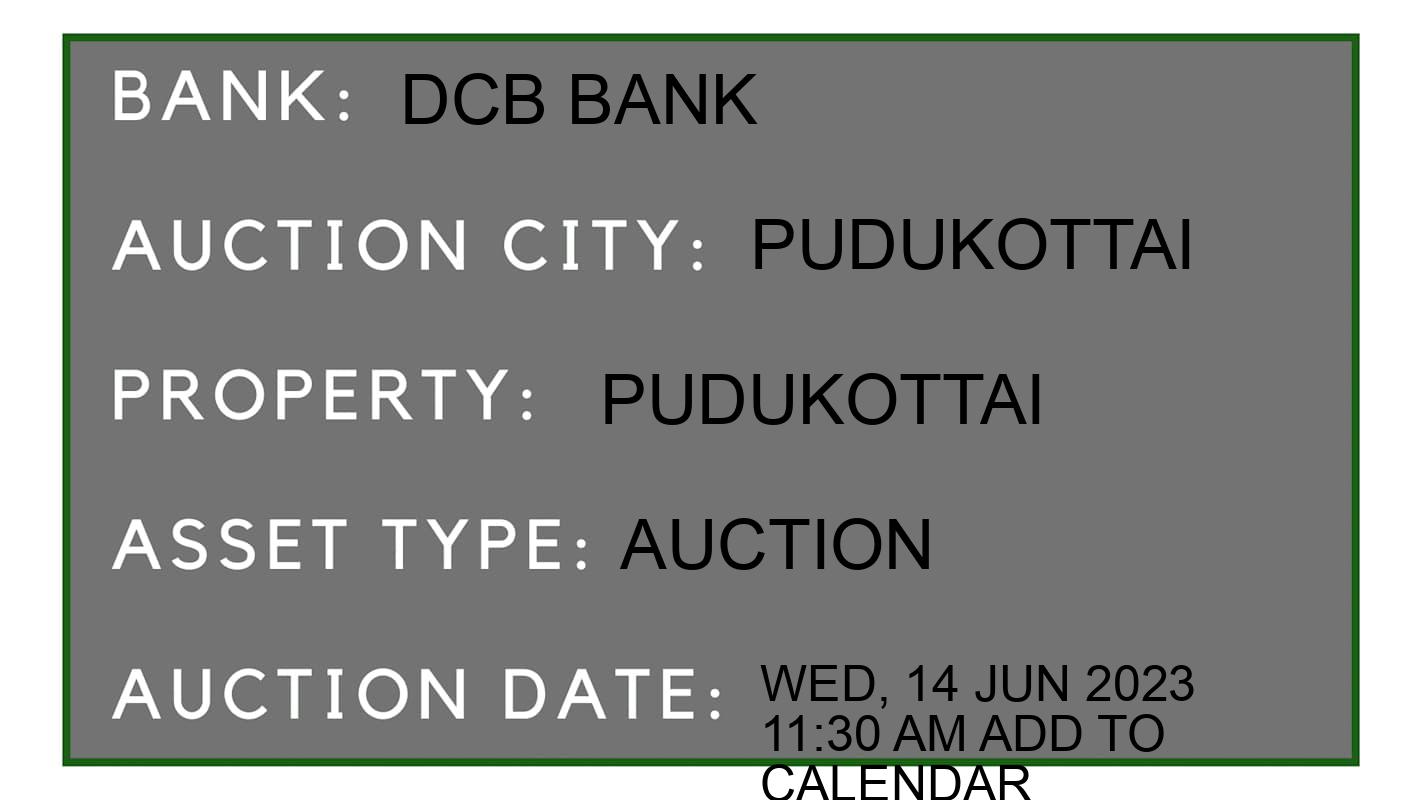 Auction Bank India - ID No: 152290 - DCB Bank Auction of DCB Bank