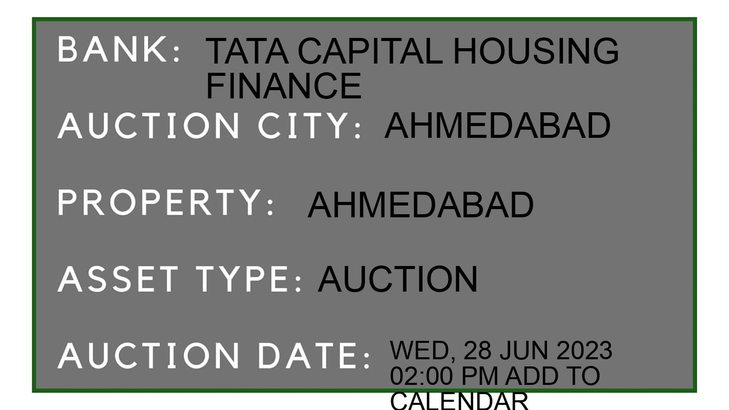 Auction Bank India - ID No: 152293 - Tata Capital Housing Finance Auction of Tata Capital Housing Finance