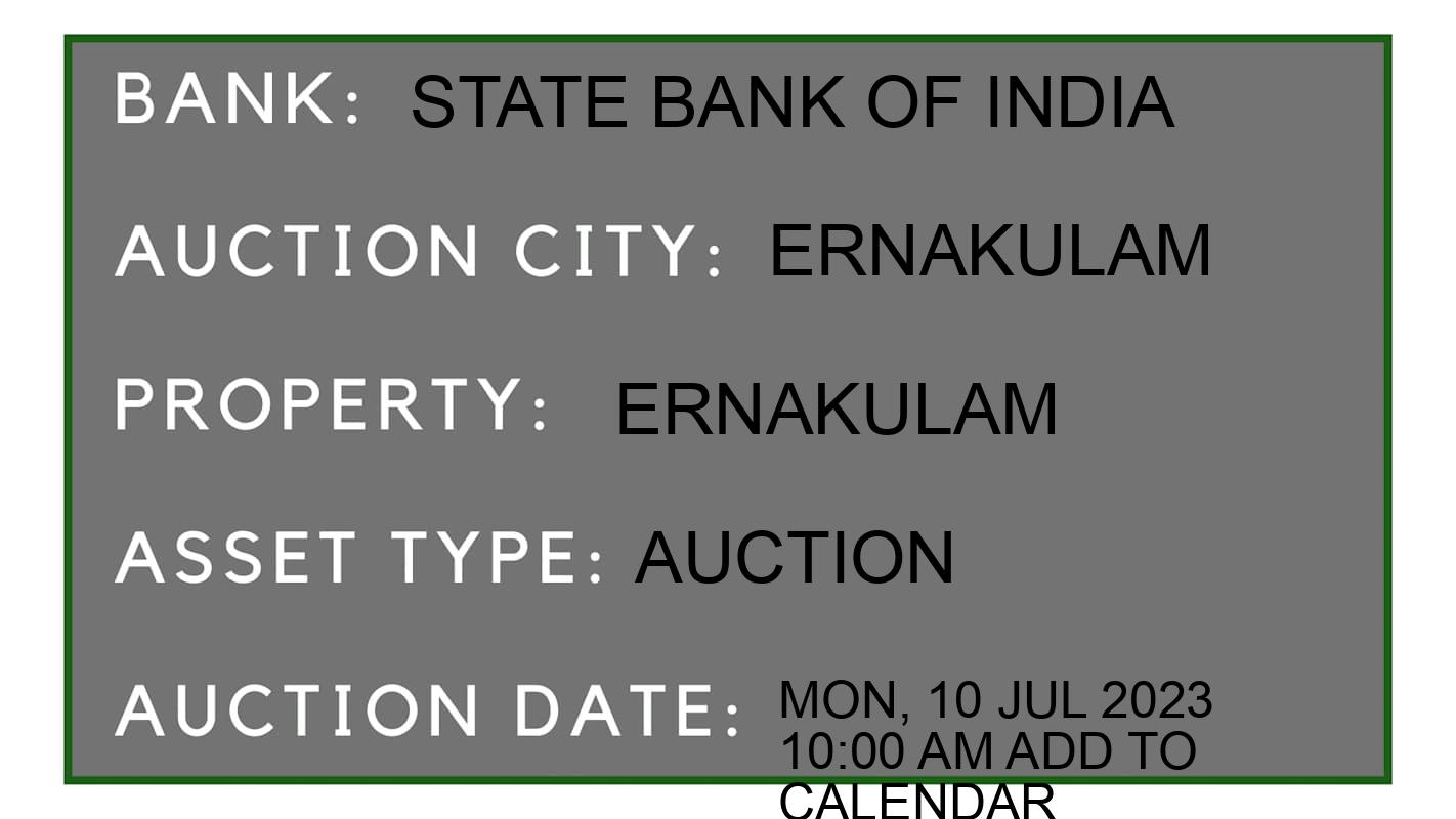 Auction Bank India - ID No: 152301 - State Bank of India Auction of State Bank of India