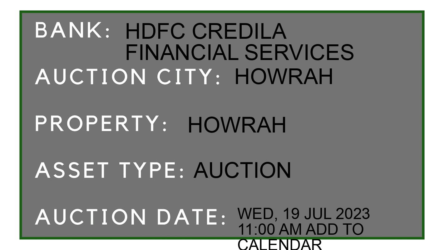 Auction Bank India - ID No: 152314 - hdfc credila financial services Auction of hdfc credila financial services