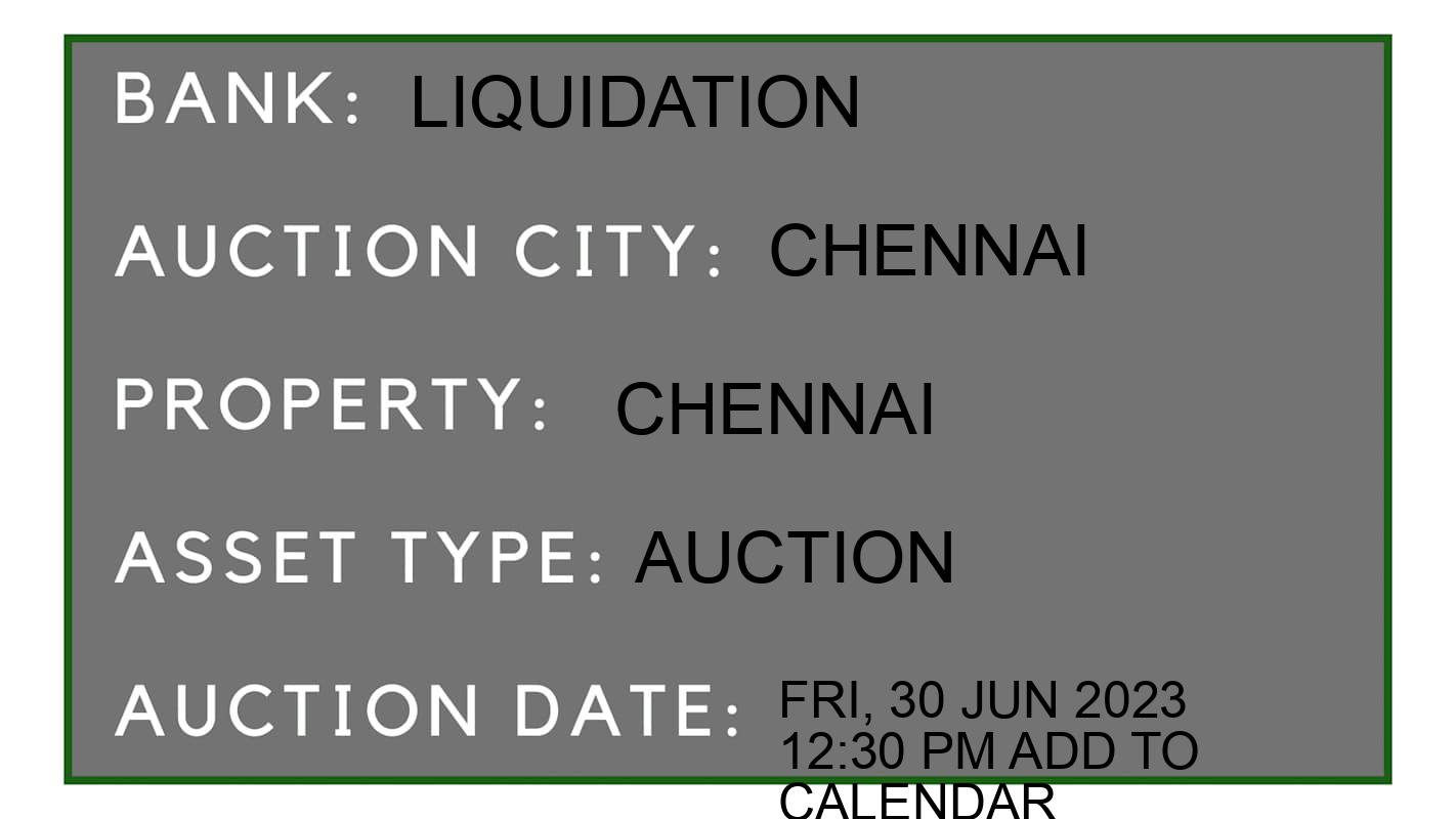 Auction Bank India - ID No: 152362 - liquidation Auction of liquidation