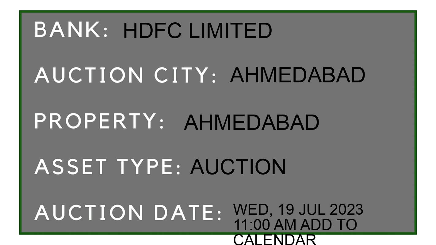 Auction Bank India - ID No: 152475 - HDFC Limited Auction of HDFC Limited