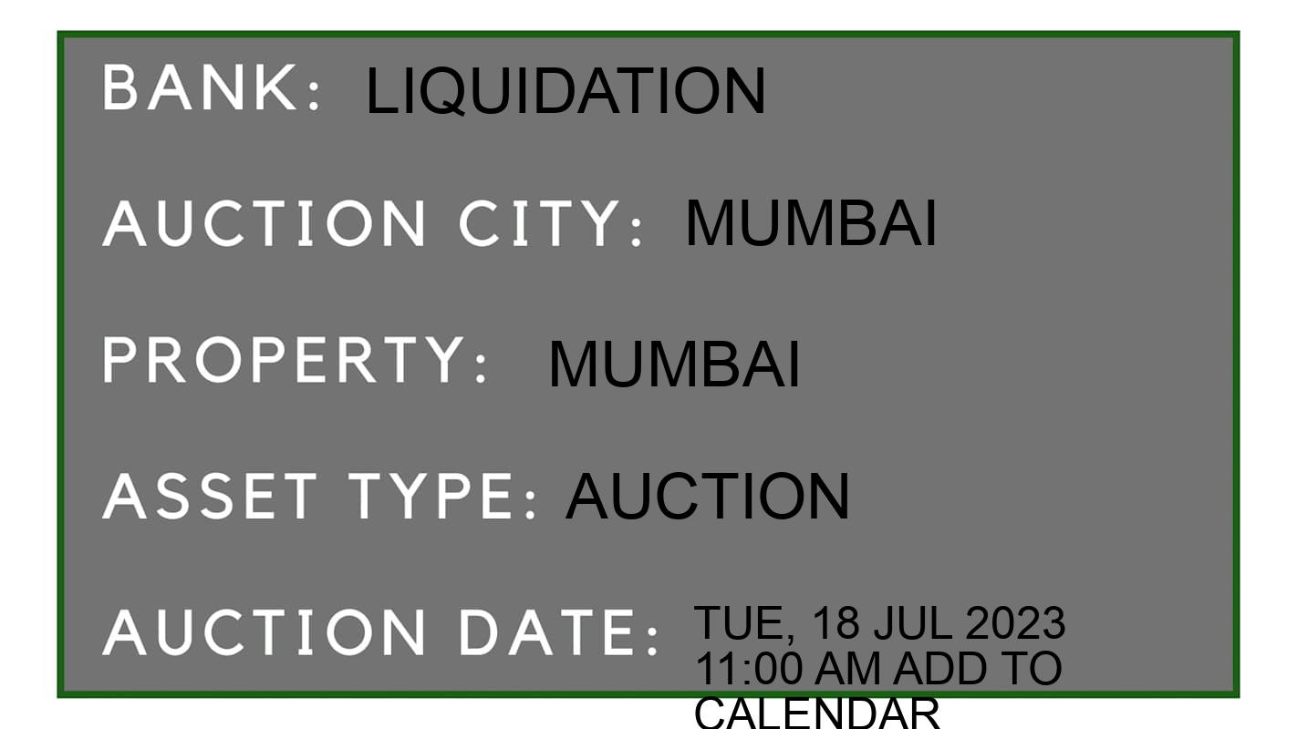 Auction Bank India - ID No: 152574 - liquidation Auction of liquidation
