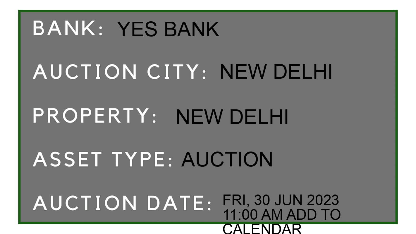 Auction Bank India - ID No: 152592 - Yes Bank Auction of Yes Bank