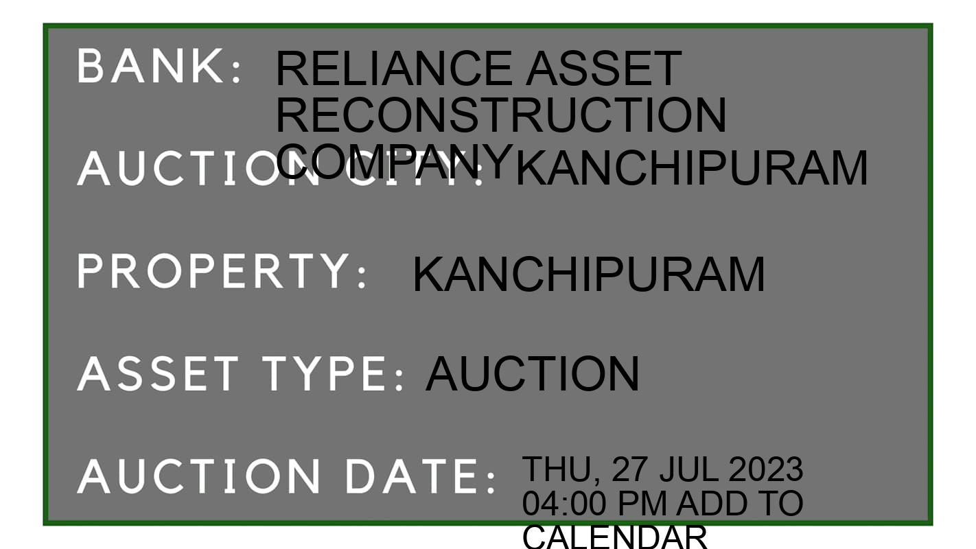 Auction Bank India - ID No: 152608 - Reliance Asset Reconstruction Company Auction of Reliance Asset Reconstruction Company
