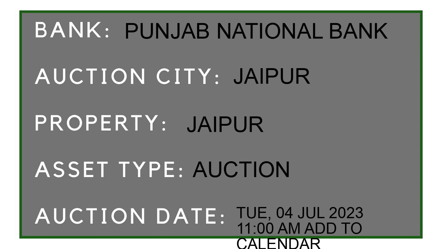 Auction Bank India - ID No: 152660 - Punjab National Bank Auction of Punjab National Bank