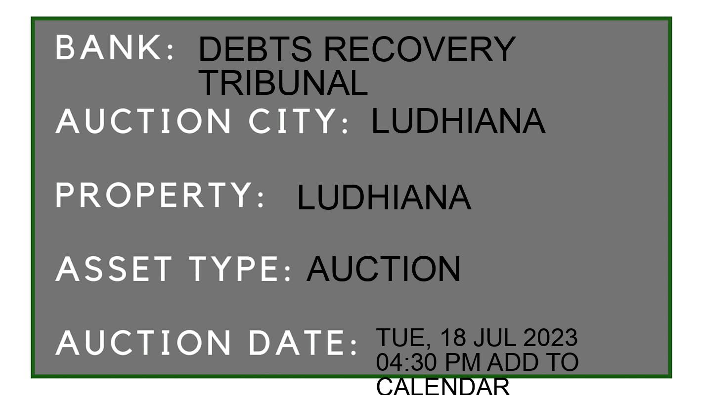 Auction Bank India - ID No: 152687 - Debts Recovery Tribunal Auction of Debts Recovery Tribunal