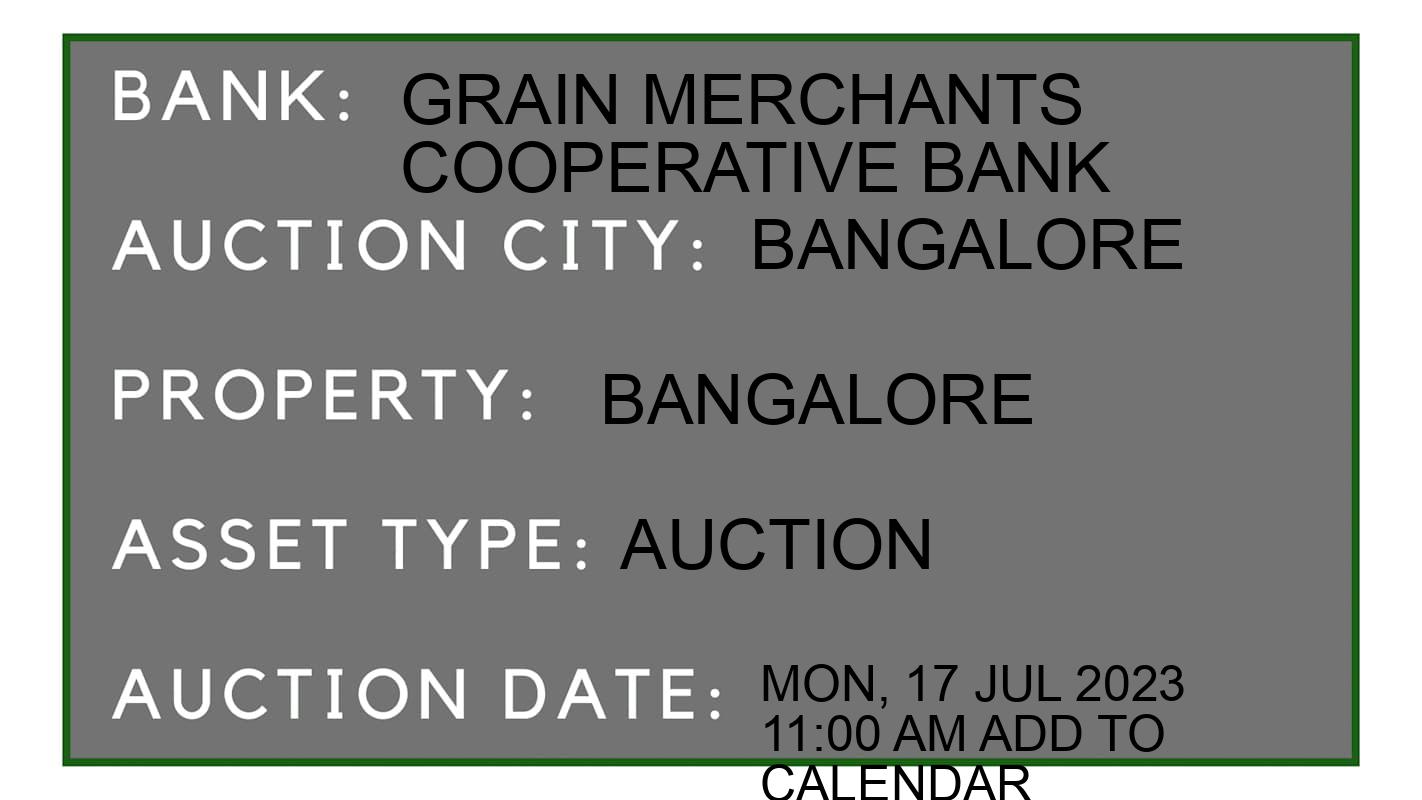 Auction Bank India - ID No: 152716 - grain merchants cooperative bank Auction of grain merchants cooperative bank