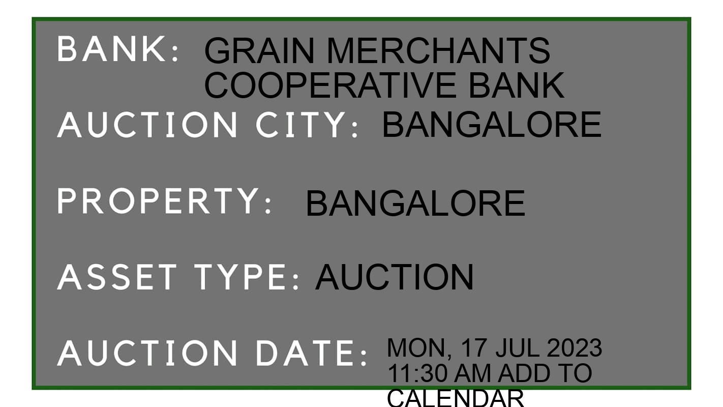 Auction Bank India - ID No: 152718 - grain merchants cooperative bank Auction of grain merchants cooperative bank