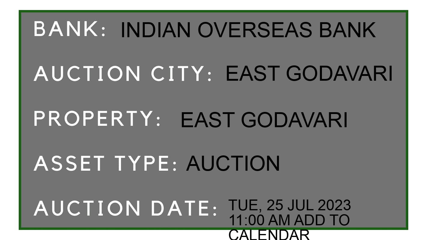 Auction Bank India - ID No: 152736 - Indian Overseas Bank Auction of Indian Overseas Bank