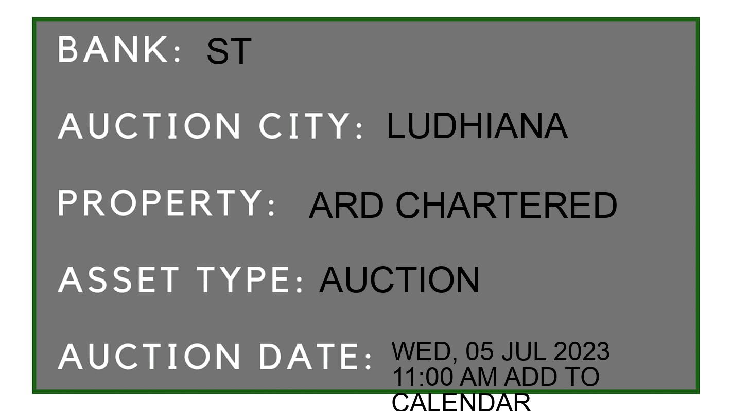 Auction Bank India - ID No: 152749 - St Auction of Standard Chartered