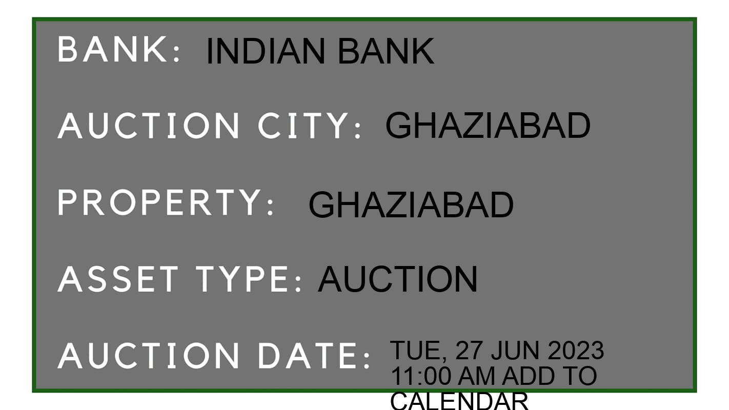 Auction Bank India - ID No: 152836 - Indian Bank Auction of Indian Bank