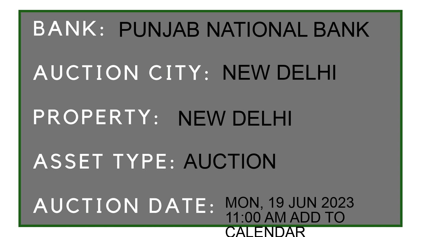 Auction Bank India - ID No: 152867 - Punjab National Bank Auction of Punjab National Bank