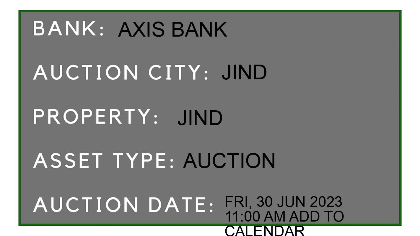 Auction Bank India - ID No: 152892 - Axis Bank Auction of Axis Bank