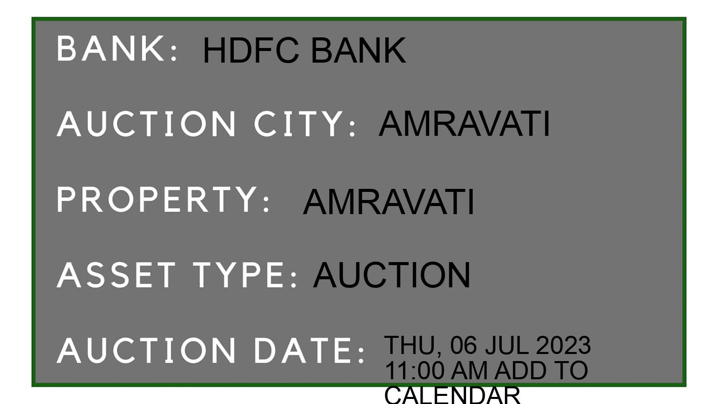 Auction Bank India - ID No: 152923 - HDFC Bank Auction of HDFC Bank