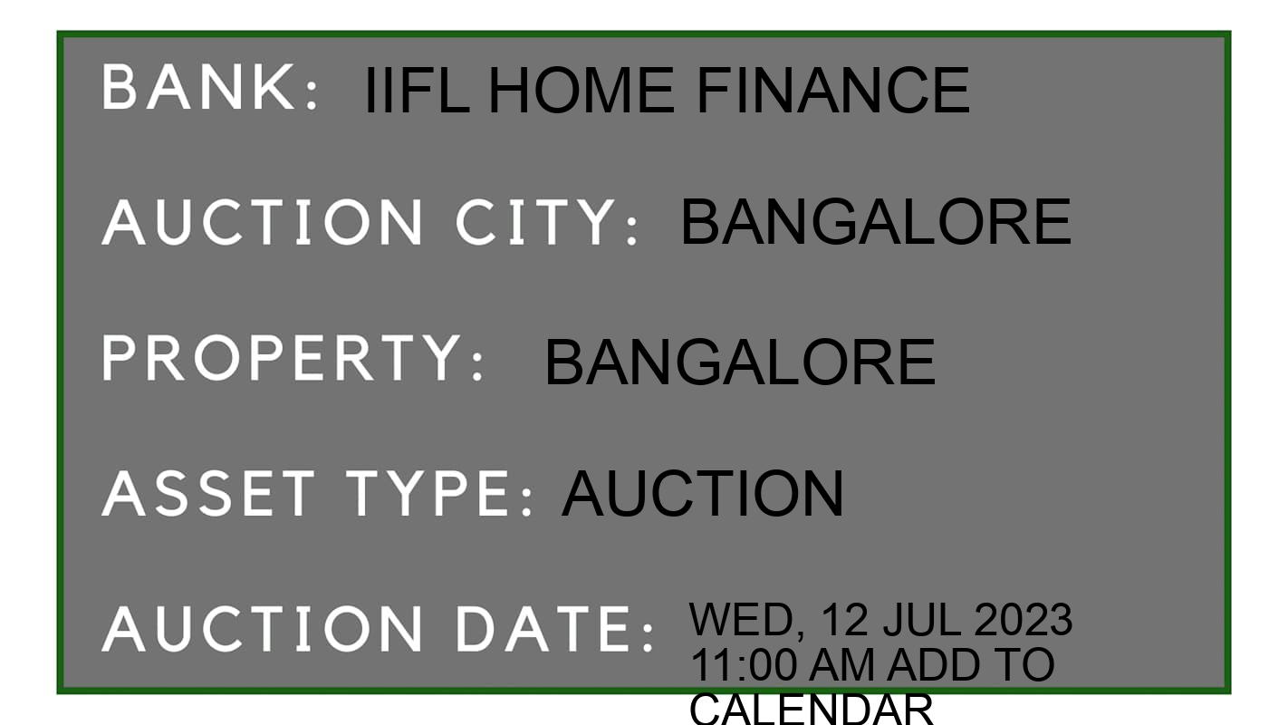 Auction Bank India - ID No: 152998 - iifl home finance Auction of iifl home finance