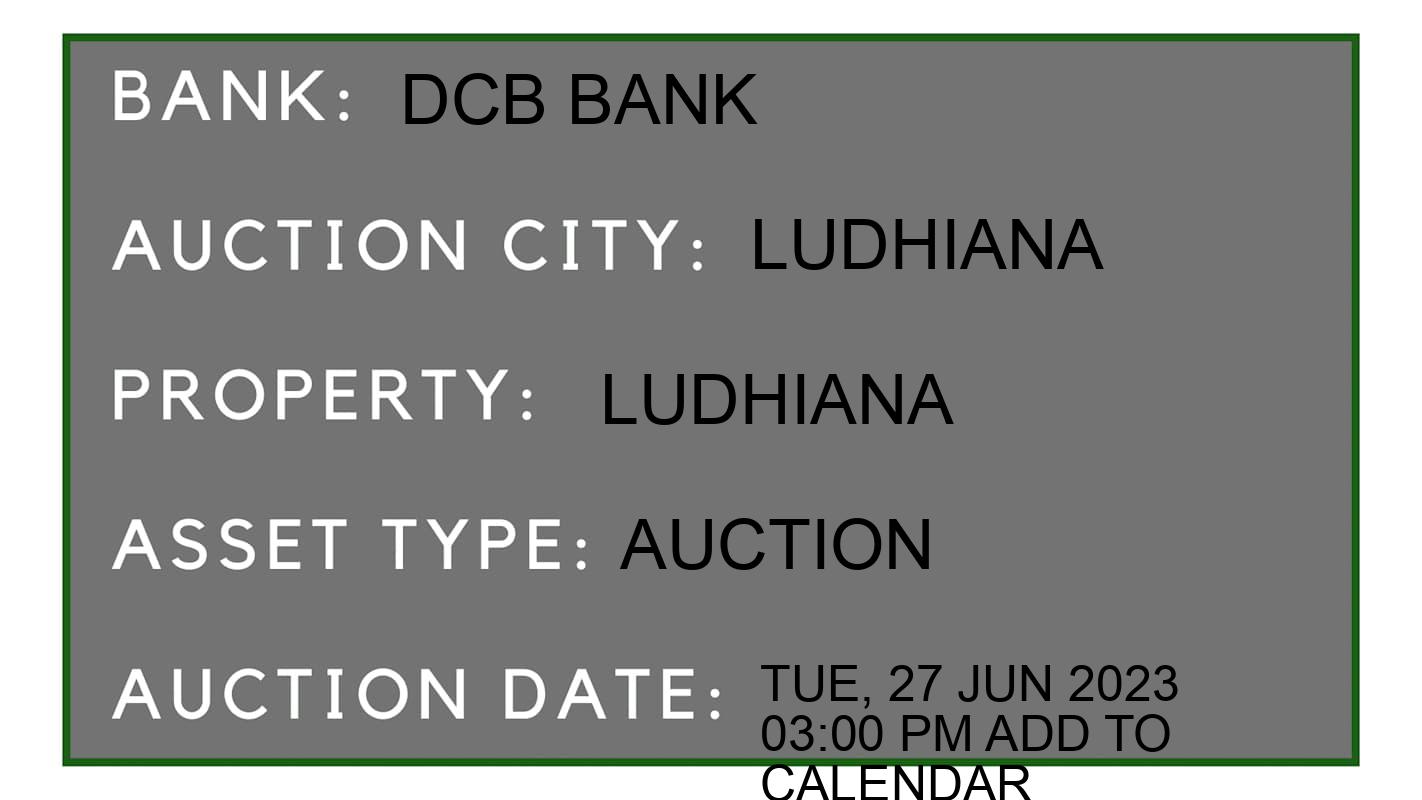 Auction Bank India - ID No: 153069 - DCB Bank Auction of DCB Bank
