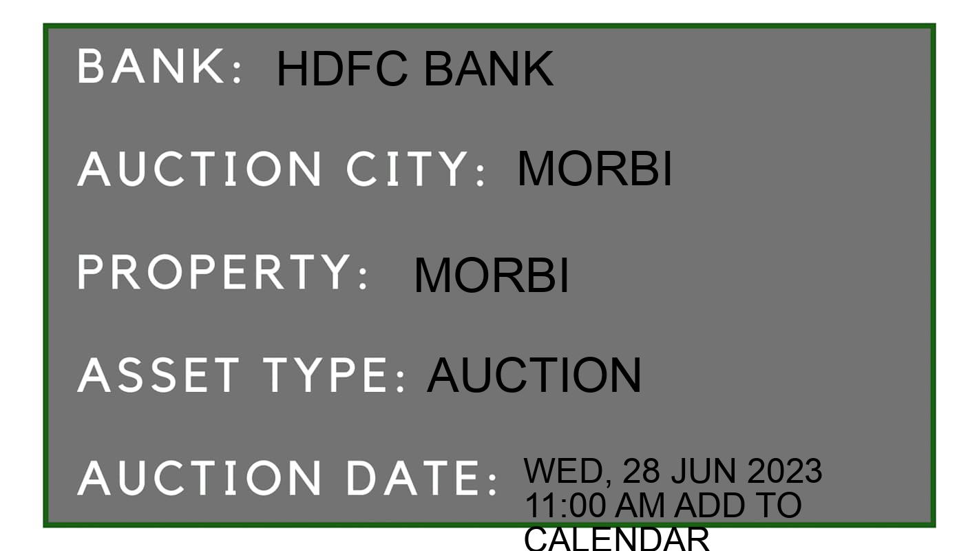 Auction Bank India - ID No: 153071 - HDFC Bank Auction of HDFC Bank