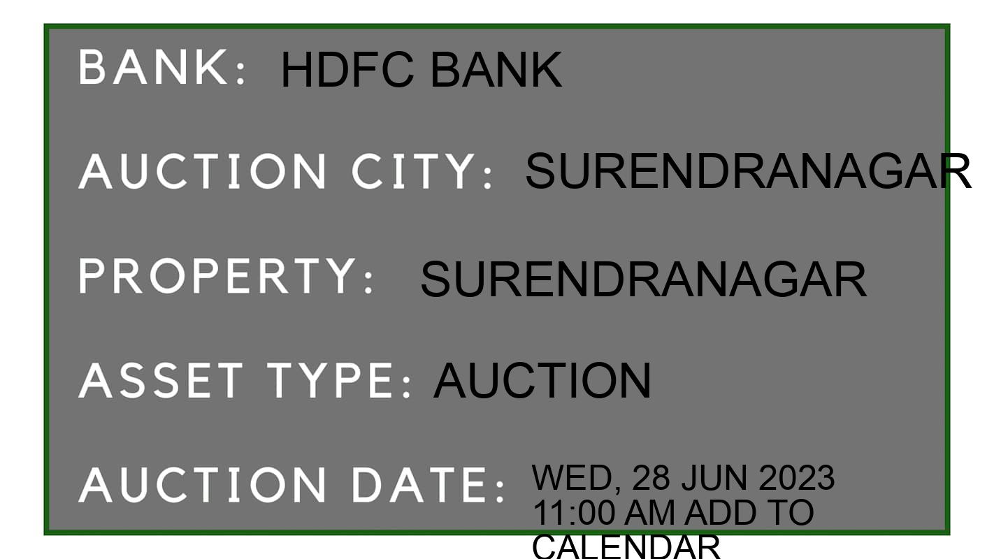 Auction Bank India - ID No: 153077 - HDFC Bank Auction of HDFC Bank