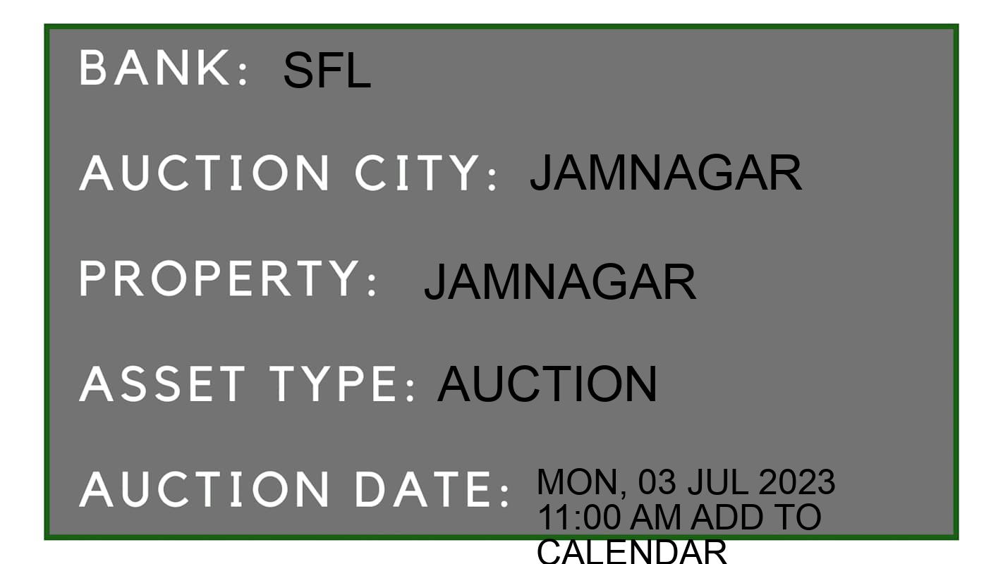 Auction Bank India - ID No: 153078 - sfl Auction of sfl