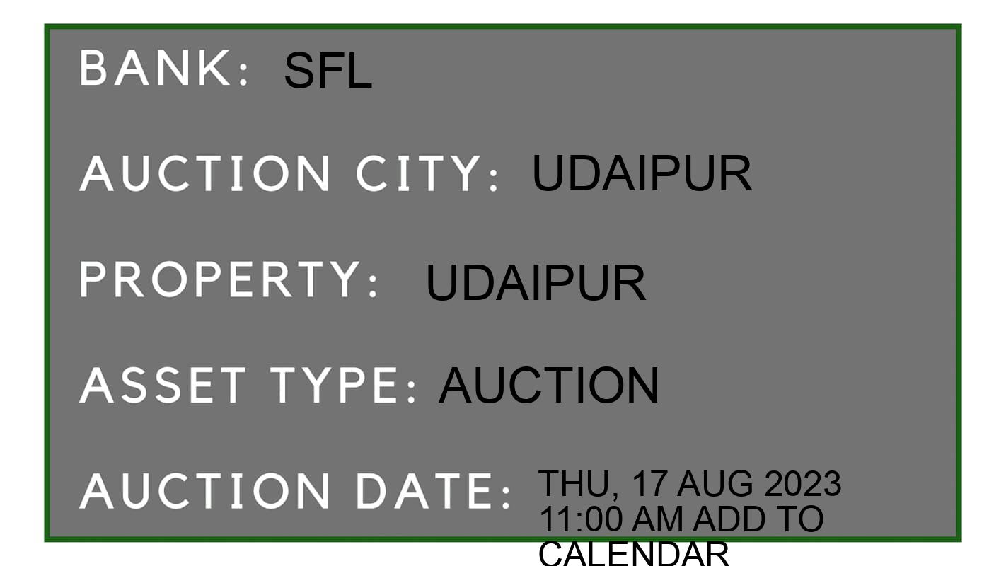 Auction Bank India - ID No: 153175 - sfl Auction of sfl