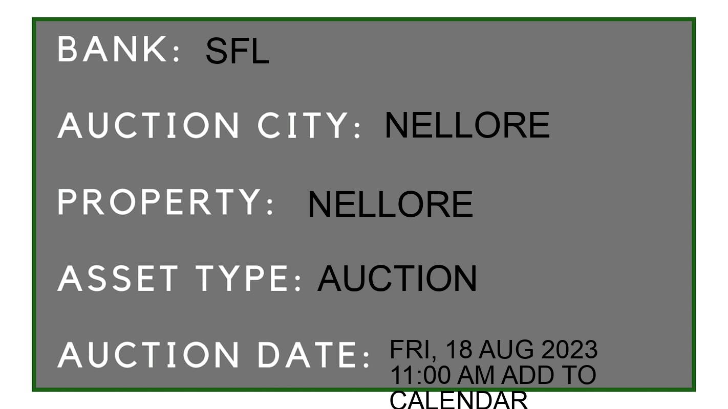 Auction Bank India - ID No: 153188 - sfl Auction of sfl