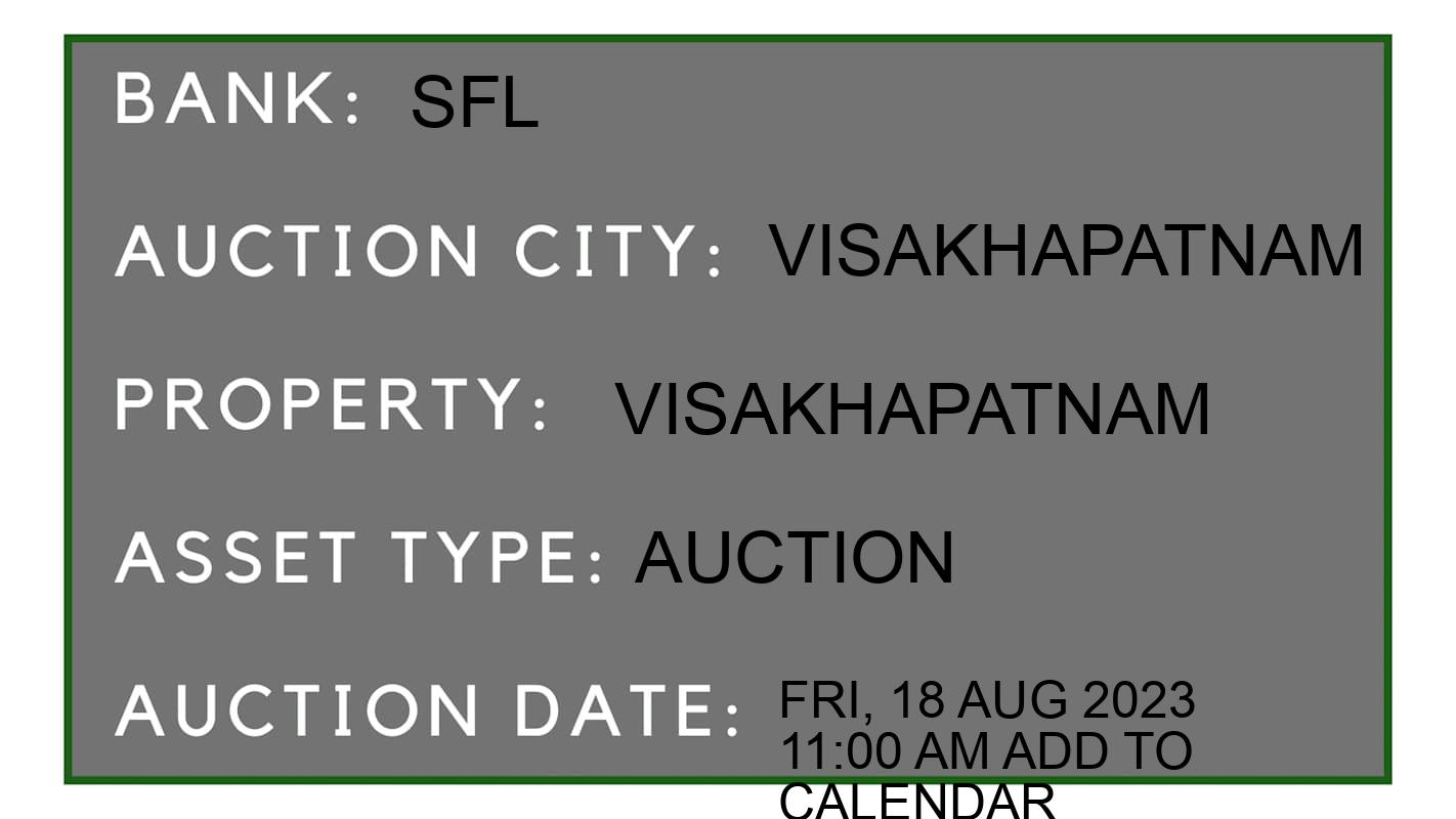 Auction Bank India - ID No: 153197 - sfl Auction of sfl
