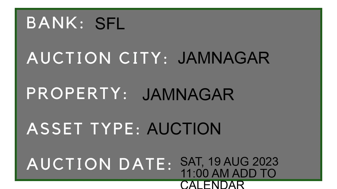 Auction Bank India - ID No: 153250 - sfl Auction of sfl