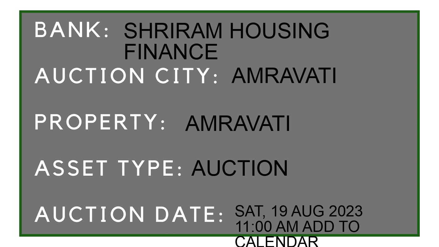 Auction Bank India - ID No: 153316 - Shriram Housing Finance Auction of Shriram Housing Finance