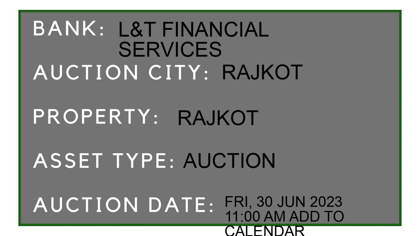 Auction Bank India - ID No: 153538 - L&T Financial Services Auction of L&T Financial Services
