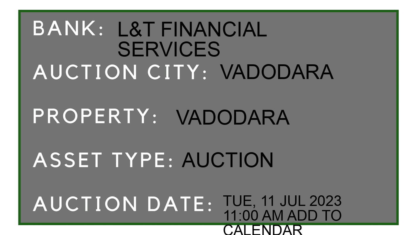 Auction Bank India - ID No: 153541 - L&T Financial Services Auction of L&T Financial Services
